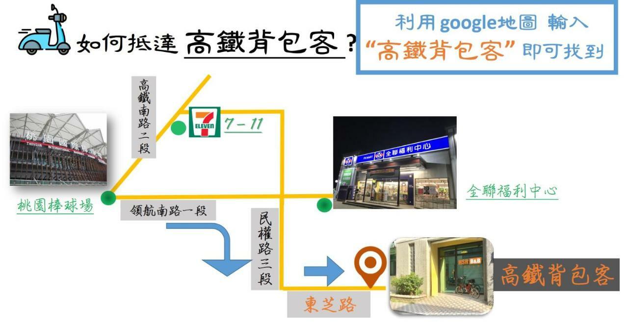 高鐵背包客 Hsr Bnb 桃園民宿 063號 Zhongli Buitenkant foto